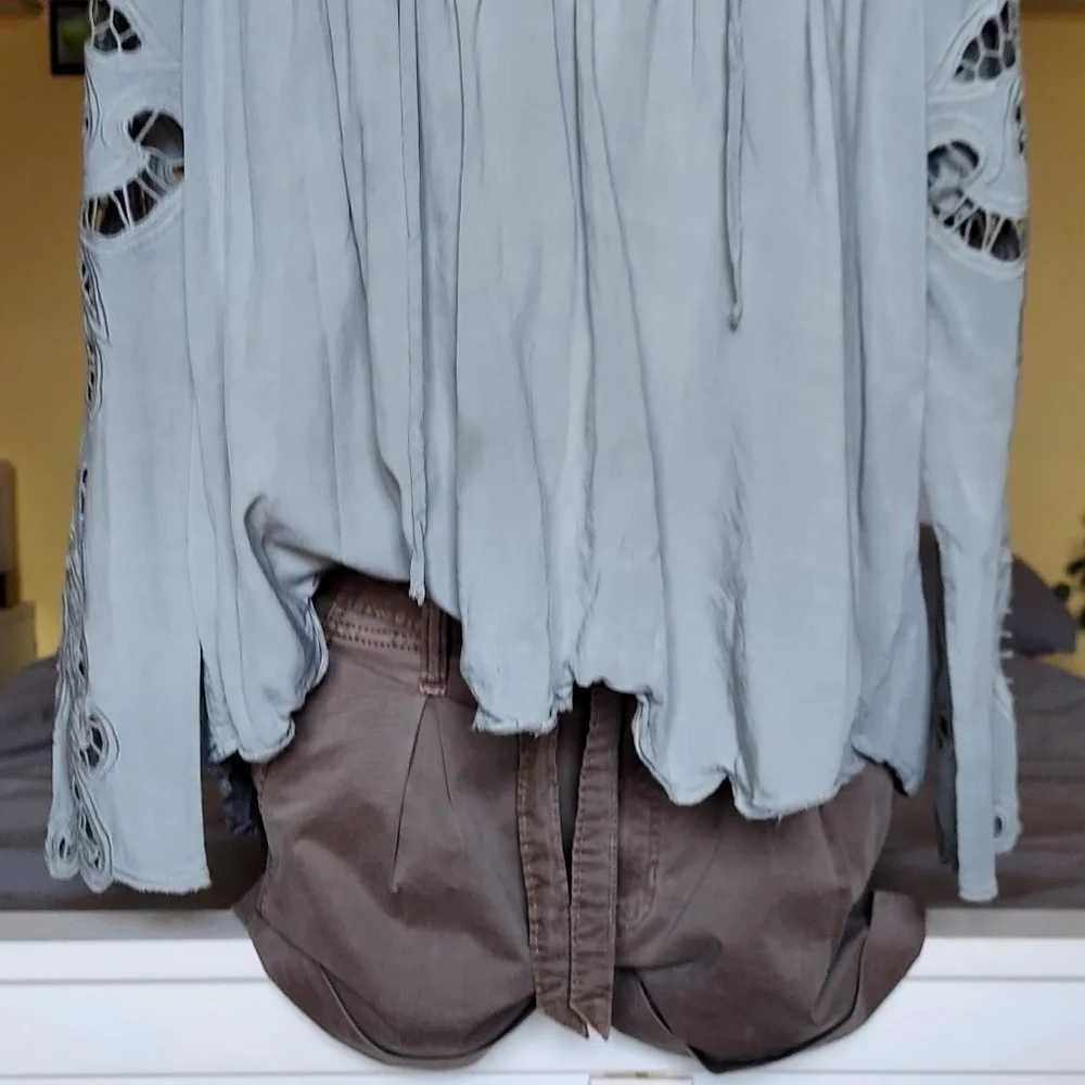 Blush Noir Lace-up Top - Picture 12 of 15